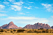 Spitzkoppe mountain range, made up of granite inselbergs, Namibia.