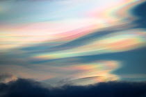 Polar stratospheric clouds, Andoya, Norway. December, 2019.