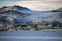 American McMurdo Research Station, Ross Island, Antarctica, November.