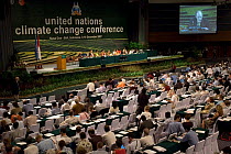 Plenary working session of the Conference of the Parties of the UN Climate Change Conference, Bali, Indonesia. December 14th, 2007.