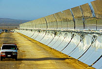 Kramer Solar Thermal electric generating plant in the Mojave desert, near Barstow, California, USA. Small repro only.