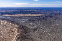 Aerial view of Gidgealpa flood plain, Gidgealpa, South Australia, Australia. July, 2022.