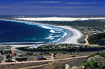 The sandy windswept shores of Elands Bay, South Africa.