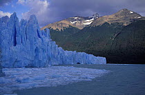 The Perito Moreno glacier ends in Lago Argentino, Argentina, Patagonia, South America