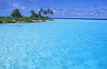 Remote island, Maldives.