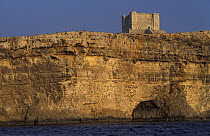 The Comino Tower / Santa Maria Tower dominates the south-west part of the island Comino as well as the south Comino channel, Malta