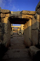 Mnajdra Temples, a complex of three Neolithic temples surrounding an oval courtyard, Malta
