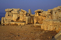 Temples of Ggantija, megalitihic temples from 3600 to 3000 BC, Gozo, Malta