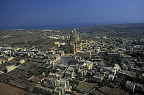 Xewkija church and skyline, Gozo, Malta