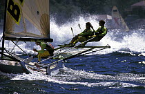 18ft skiff "Ella Bache" racing in 1997.