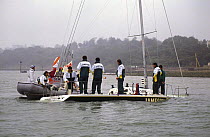 Jameson 1 sinking during the Admiral's Cup, 1993.