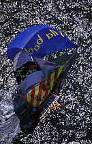 18ft skiff "Ella Bache" sailing downwind.
