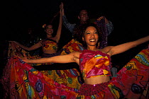 Creole dancers, Mauritus.