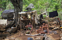 People from the tagbanua tribe, Coron Island, Palawan, Phillipines. 2001