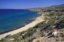 The coastline of Cyprus.