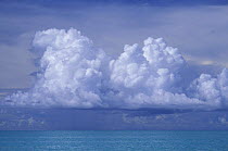 Stormy clouds form over the warm waters of Belize