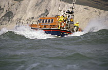 Mersey Class lifeboat stationed in Eastbourne, Sussex, UK.