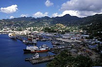 Harbour in the Caribbean.