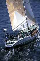 Ron Holland's Maxi, "NCB Ireland", skippered by Joe English during the Whitbread Round the World Race, 1989-90. ^^^ It came 12th overall in the Race.