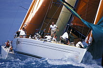 Farr 60 Rima races at Key West Race Week, 2000.