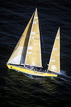 The Card, an 80ft Bruce Farr ketch, skippered by Roger Nilson in the Whitbread Round the World Race, 1989-90.