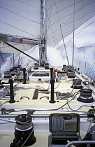 Southern Ocean aboard Simon le Bon's maxi yacht "Drum". Whitbread Round the World Race, 1985.