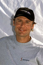 Pharmaceutical billionaire and boss of the Alinghi America's Cup challenger, Ernesto Bertarelli, raced his Farr 40 "Cavallino" at Key West Race Week, 2001.