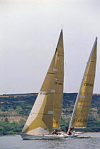 Fortuna competing in the Whitbread Round the World Race, 1993.