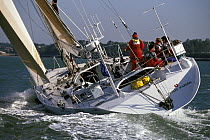 "Charles Jourdan" during the Whitbread Round the World Race, 1990.