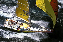 EF Language with an all-female crew in the Whitbread Round the World Race, 1997.