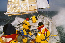 "Intrum Justicia" in the Southern Ocean during the Whitbread Round the World Race, 1997.