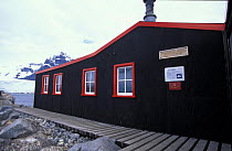 The British station that is now a post office, museum and souvenir shop in Port Lockroy, Antarctic Peninsula.