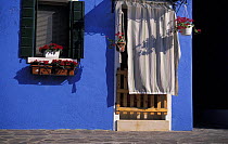Blue house, Burano, Italy.
