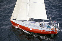 "Stella-R" skippered by South African Neal Peterson during the Europe 1 Star in 1992. ^^^She finished 45th overall in 28d 17h 54m.