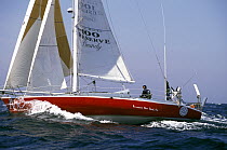 40ft monohull "Protect Our Sealife", skippered by South African Neal Petersen during the Europe 1 Star, 1996. ^^^ He finished 30th overall and 4th in Class IV. Crossing time 25 d 9 h and 33 m.