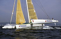 Primagaz skippered by Laurent Bourgnon during the Europe 1 Star, June 20, 1996.