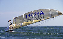 Hoya Ultra 30 capsizes to windward.