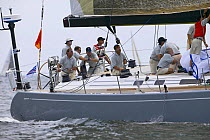 Swan 70 "Strabo" racing at a Swan American Regatta in 2003.