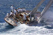 W-Class "White Wings" during Antigua Race Week, 2004.