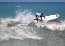 Long-board Pro-Am surfing, Kaikoura, New Zealand.