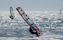 Windsurfing, Cottesloe Beach, Sunset Coast, Perth, Australia.
