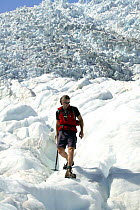 Heli hiking on Franz Joseph Glacier, South Island, New Zealand
