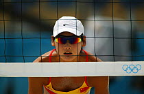 Australia v China, beach volleyball, Olympic Games 2004, Athens, Greece. 16th August 2004.  Editorial Use Only.