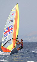 Great Britain's Natasha Sturges, Women's Windsurf Mistral, Olympic Games, Athens, Greece, 15 August 2004.  Editorial Use Only.