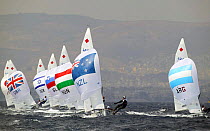 Fourth round of the Women's Double Handed Dinghy 470, Olympic Games, Athens, Greece, 15 August 2004.  Editorial Use Only.