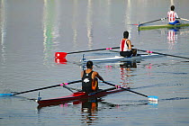 Men's Single Sculls Heat, Olympic Games, Athens, Greece, 14 August 2004.  Editorial Use Only.