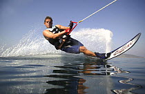 Water skiing, Marverde, Turkey. Model Released. Model Released.