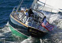 Little Harbor 54 'Black Tie' sailing off New England, USA.