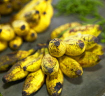 Bananas for sale in the local market, Seychelles, Indian Ocean.