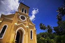 ÂThe Lady of our Assumption' church on La Digue island, Seychelles. ^^^ It is around a century old.